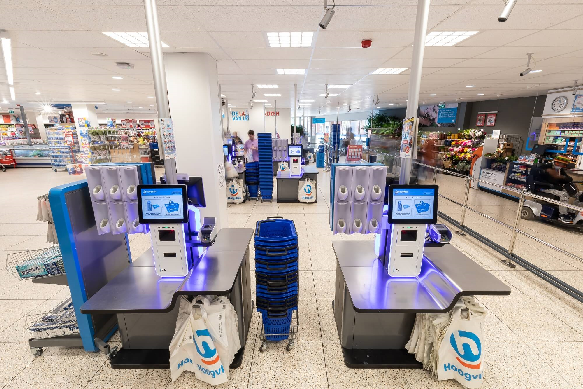 Self-checkouts Hoogvliet